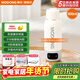 摩動(dòng)便攜式插電燒水杯110V220V寬電壓小家電出國旅行恒溫水壺雙層真空保溫配雙蓋MD-BW02B 0.6L 插電316內膽/灰