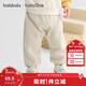 巴拉巴拉童裝寶寶褲子兒童長(cháng)褲2025秋冬裝加絨加厚褲嬰兒pp褲男童女童萌趣 卡其大象 209425108206 90