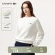 LACOSTE法國鱷魚(yú)女裝25秋冬新款純色圓領(lǐng)寬松落肩毛衣|AF4158 70V/米白色 M 38