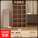 實(shí)木書(shū)柜靠墻展示柜多層落地儲物書(shū)架松木格子柜無(wú)門(mén)原木色柜子 【厚實(shí)穩固松木-2側為整板】原木色80*30*178cm