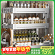愛(ài)屋專(zhuān)+304不銹鋼廚房調料置物架家用多功能刀架置物架臺面調料罐收納架 304不銹鋼三層54CM(全配款)