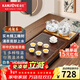金灶（KAMJOVE）雞翅木實(shí)木茶具套裝燒水壺茶具茶盤(pán)套裝茶臺燒水壺一體式 K-185 搭配H9茶爐+茶具+茶渣桶