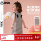 ASK JUNIOR25夏季兒童連裙子小童波浪條紋撞色無(wú)袖背心裙女童背后大翅膀