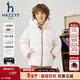 哈吉斯（HAZZYS）品牌童裝男女童羽絨服冬季新款三防透濕羽絨服 米白色 165