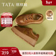 他她（TATA）糕糕鞋厚底德訓鞋女鞋子透氣松糕鞋休閑板鞋新款CX901AM5 黃棕（絨里） 38