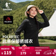 喬丹山神加絨衛衣女外套春季保暖沖鋒戶(hù)外運動(dòng)p絨抓絨內膽polartec 黑色 丨P 200 M