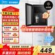 美的（Midea）飲水機家用上置式桶裝水立式透明鋼化玻璃冰熱型兩用飲水機燒水器辦公室小型雙門(mén)防塵 制冷制熱型 【輕奢款】上置式冷熱YD1318S-X