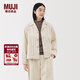 MUJI女式 木棉混 燈芯絨夾克 女外套女裝外衣 25年冬季 BD10RC5A 象牙色 M (160/84A)
