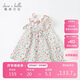戴維貝拉davebella夏季童裝女童碎花連衣裙小童寶寶洋氣純棉裙子DBM17519