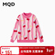馬騎頓（MQD）冬季新品女大童學(xué)院風(fēng)卡通可愛(ài)保暖半高領(lǐng)毛衣