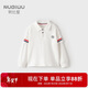 努比屋兒童T恤春秋中大童衣服假兩件拼接上衣文藝學(xué)院風(fēng)男童長(cháng)袖衛衣