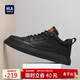 海瀾之家HLA男鞋休閑皮鞋子秋冬男士板鞋運動(dòng)鞋HAAXXM1EBF038 黑色42