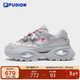 FILA FUSION斐樂(lè )潮牌硬糖3厚底老爹鞋女鞋2025年運動(dòng)鞋銀色休閑鞋