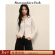 Abercrombie & Fitch【修身顯瘦】小麋鹿圖案打底內搭開(kāi)衫上衣25秋冬女裝139-5707 奶白色 S (165/88A)