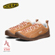 KEEN官方 新品 JASPER 女子戶(hù)外山系潮搭舒適耐磨休閑鞋 淺棕色/白樺色-1030555 38