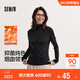 森馬（Semir）長(cháng)袖T恤女冬半高領(lǐng)發(fā)熱抑菌純色修身上衣顯瘦打底衫101724101005
