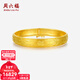 周六福（ZLF）新年禮物  黃金手鐲女款足金999車(chē)花金鐲子龍鳳添福 計價(jià) 55mm-12.76g