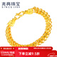 兆亮黃金手鏈足金泰國龍頭扣黃金手鏈男士霸氣時(shí)尚 送男友新年禮物 泰國手鏈：30.63克 長(cháng)21cm寬10mm