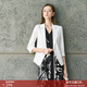 顏域簡(jiǎn)約白色西裝外套女2025年早春新款氣質(zhì)職業(yè)裝通勤正裝小西服 白色 XL