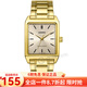 卡西歐(CASIO)男表 女表 商務(wù)休閑簡(jiǎn)約石英手表  金盤(pán)鋼帶MTP-V007G-9E