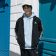adidas簡(jiǎn)約舒適三條紋加絨休閑套裝拉鏈衛衣衛褲男阿迪達斯輕運動(dòng) 黑色   XL