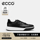 愛(ài)步（ECCO）休閑板鞋男 春季厚底運動(dòng)男鞋 街頭球鞋539814 黑色 53981451052 43