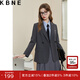 KBNE西裝外套女爆款小個(gè)子2025秋季新款氣質(zhì)女神高級感炸街小西服 深灰偏大一碼 L