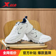 特步女鞋革面冬季保暖戶(hù)外運動(dòng)跑步老爹休閑鞋時(shí)尚百搭運動(dòng)鞋子女