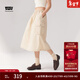 Levi's【商場(chǎng)同款】冰酷系列25新款女士休閑百搭半身裙003W4 淺褐色 S