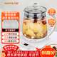 九陽(yáng)（Joyoung）養生壺迷你玻璃花茶壺煮茶器 12大功能11檔溫度 0膠水恒溫電熱燒水壺1.5L 1506BQ