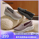 斯凱奇（Skechers）新年禮物女鞋2025新品冬加絨保暖單鞋健步鞋一腳蹬休閑鞋159340
