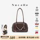 紐芝蘭（NUCELLE）包包女款單肩斜挎輕奢大容量水桶包飛馬通勤手提包38節生日禮物