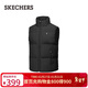 斯凱奇（Skechers）羽絨背心男士秋冬百搭運動(dòng)上衣寬松舒適休閑服L325M024
