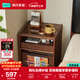 林氏家居全實(shí)木床頭柜小戶(hù)型家用臥室床邊儲物柜子菲林系列TG2B
