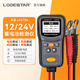 樂(lè )達（LODESTAR）蓄電池測試儀汽車(chē)電動(dòng)車(chē)電瓶電池壽命容量損耗檢測儀 LD673A