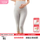 犬印本鋪（INUjIRUSHI）孕媽裝夏新品產(chǎn)前產(chǎn)后通用打底褲七分褲 淺灰色 L-LL(XL)