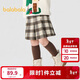 巴拉巴拉童裝兒童半身裙秋冬裝女童短裙中大童百搭洋氣時(shí)尚百褶裙