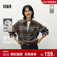森馬（Semir）商場(chǎng)同款|長(cháng)袖襯衫女冬中長(cháng)款磨毛純棉寬松2025襯衣101725105005