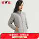 雅鹿輕薄服女短款新款韓版鴨絨休閑薄款外套羽絨服ap 灰色 L/165