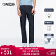 金利來(lái)【瞬間涼感】2024春夏牛仔褲原牛透氣彈力直筒長(cháng)褲男 藏藍-95 34 