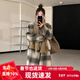 GARNUO格子雙面羊毛大衣女中長(cháng)款高級感秋冬季新款小個(gè)子赫本風(fēng)毛呢外套 格子 M 【101-115】