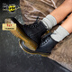 馬丁博士（Dr.Martens）1460 Y英倫女冬舒適百搭軟皮短靴馬丁靴 黑色 38