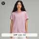 lululemon丨All Yours 女士 T 恤 *棉 LW3ES5S 短袖 薔薇粉 XS /4