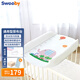 史威比（Sweeby）嬰兒換尿布臺護理臺新生兒寶寶換衣?lián)嵊|臺通用木床型尿布臺 大象丨防水防撞丨高回彈