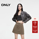 ONLY秋季時(shí)尚復古辣妹風(fēng)高腰綁帶半身裙女|124316004 E05 繩索灰色 S