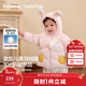 巴拉巴拉童裝兒童羽絨服男女童外套冬裝2025新款嬰兒衣服保暖加厚泡芙羽絨 粉色萌兔60334-白鴨絨 100 （充絨量83g 適合2-3歲）