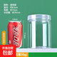 透明塑料瓶子食品級儲物罐密封罐加厚防潮圓形塑料罐PET瓶食品罐 口徑8.5m高15cm 水容量701ml 3只裝
