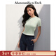 Abercrombie & Fitch【多色圓領(lǐng)T】經(jīng)典小麋鹿圖案女裝25夏季美式短袖T恤139-5272 綠色 M (165/96A)