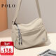 POLO單肩包女士休閑斜挎包女大容量運動(dòng)挎包12.9英寸iPad包戶(hù)外手機包