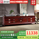 善匠良品 紅木家具印尼黑酸枝 (學(xué)名:闊葉黃檀) 電視柜 實(shí)木地柜 客廳儲物地柜電視柜 2.2米電視柜